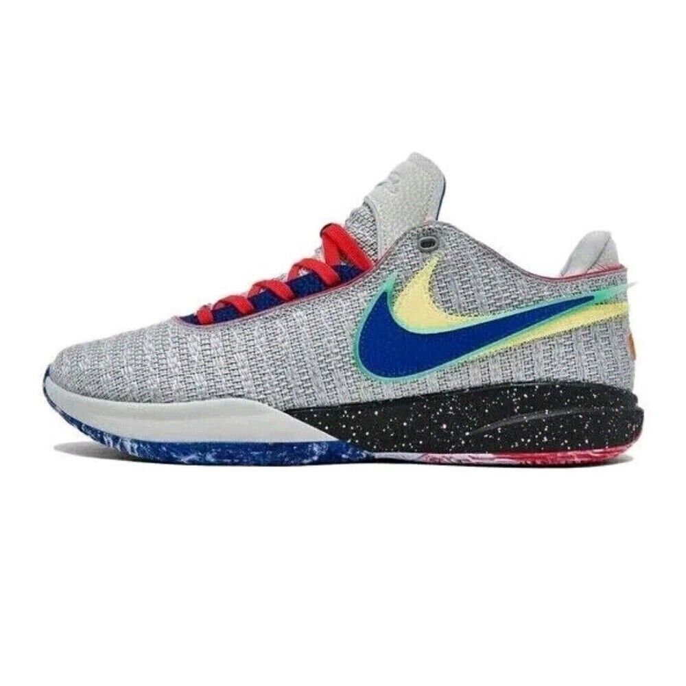 Nike LeBron XX 20 Lifer Grey Multicolor Basketball Shoes DJ5423-002 Men’s